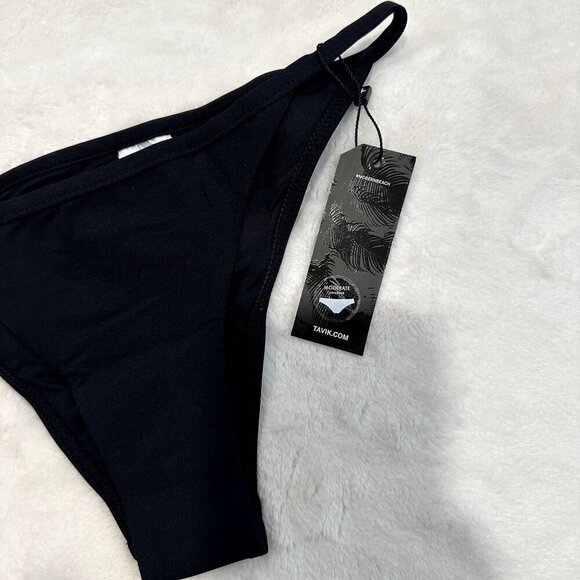 NWT Tavik Antic Moderate Swim Bottom in Black - Extra Small - Picture 3 of 8